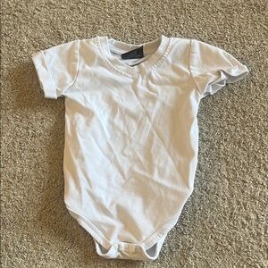 Little Bipsy Soft White Bodysuit